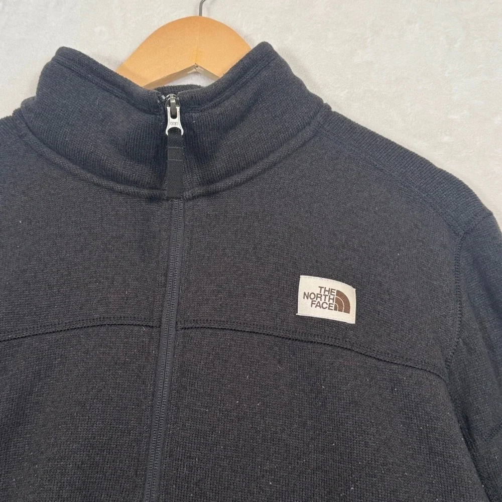 The North Face Black Quarter Zip Sweater XL